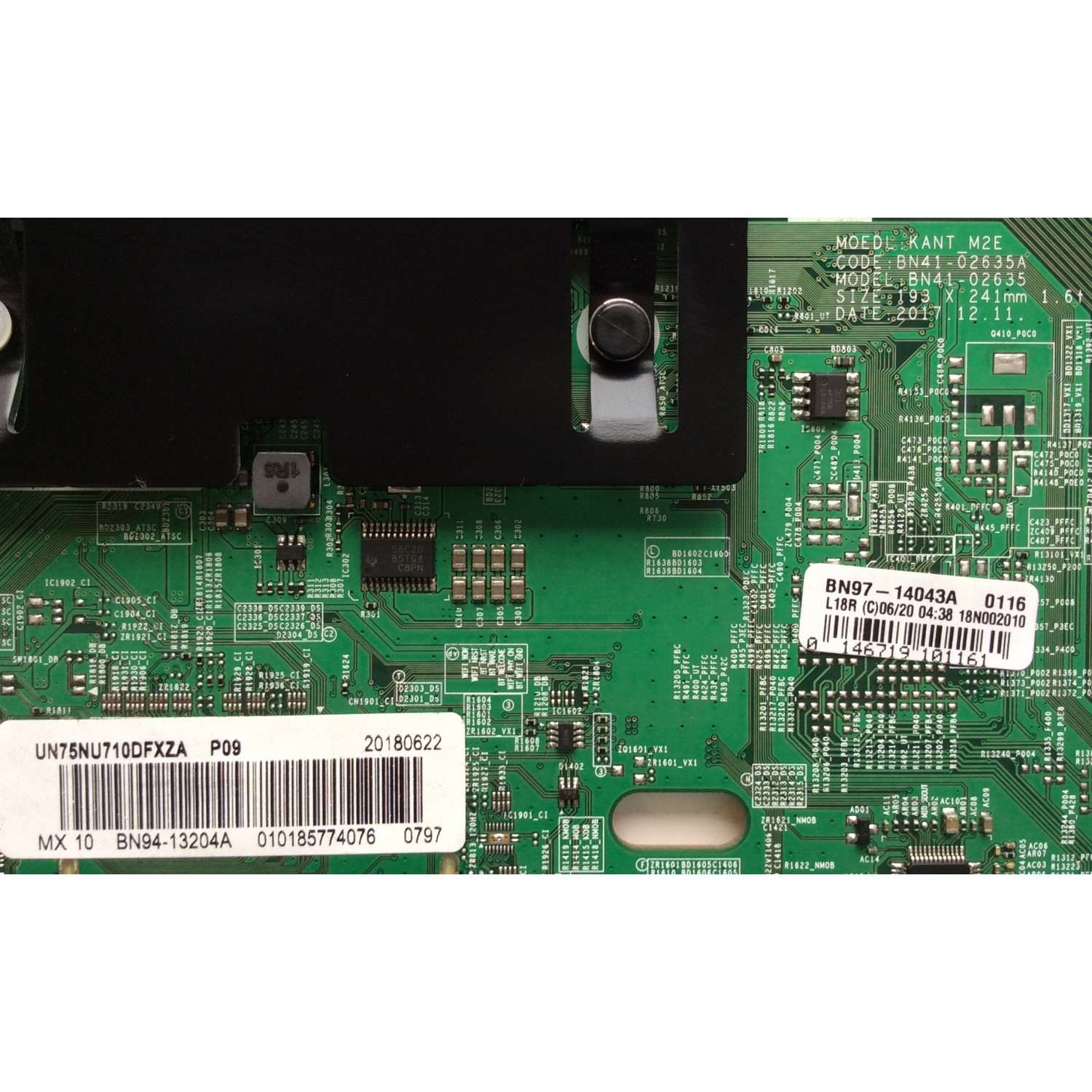 MAIN / SAMSUNG BN94-13204A / BN41-02635A / BN97-14043A / MODELO UN75NU710DFXZA FA02 / PANEL CY-NN075FGLV1H - Imagen 2