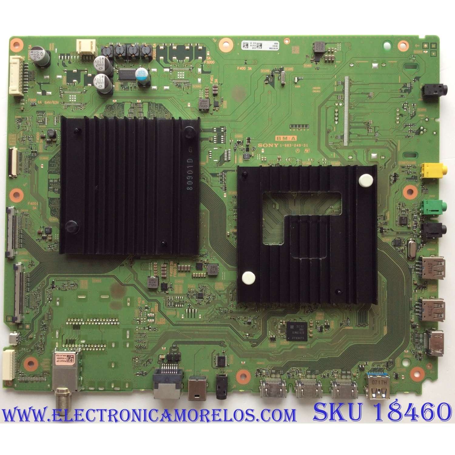MAIN PARA TV SONY 4K UHD SMART TV / NUMERO DE PARTE A-2197-252-A / A2197239A 974 / A2197239A / A-2197-239-A / A-2197-239-A 974 / 1-983-249-21 / 1-983-249-31 / PANEL'S T750QVF05.2 / YD8F007DND01B / MODELO XBR-75X900F / XBR75X900F