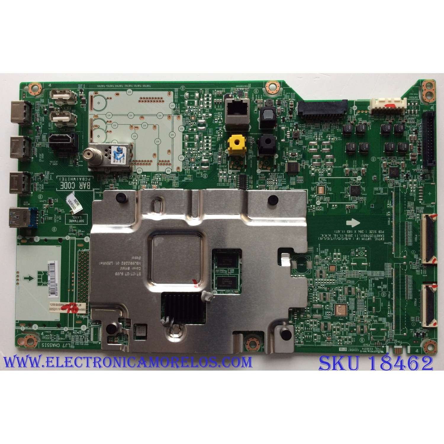 MAIN / LG EBT64458803 / EAX67125703 (1.1) / EAX67125703 / PANEL LC550AQD (EK)(A3) / MODELOS OLED55C7P-U.BUSYLJR / OLED55C7P