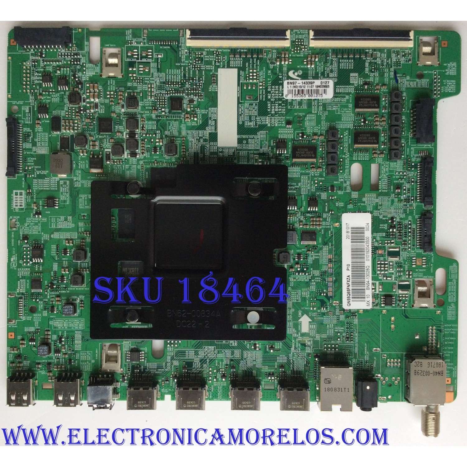 MAIN / SAMSUNG BN94-13028Q / BN41-02636A / BN97-14339P / PANEL CY-QN055FLLV6H / MODELO QN55Q65FNFXZA FA01/QNQ65F	