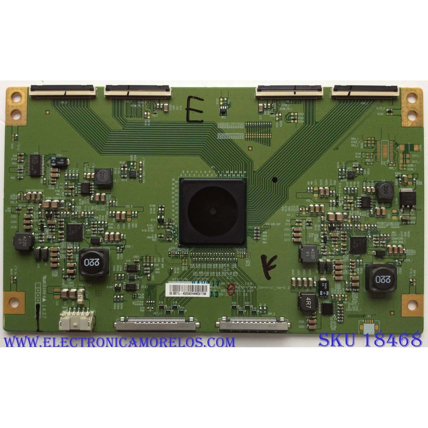 T-CON / SONY 6871L-4023A / 4023A / 6870C-0501A / MODELO XBR-55X800B	