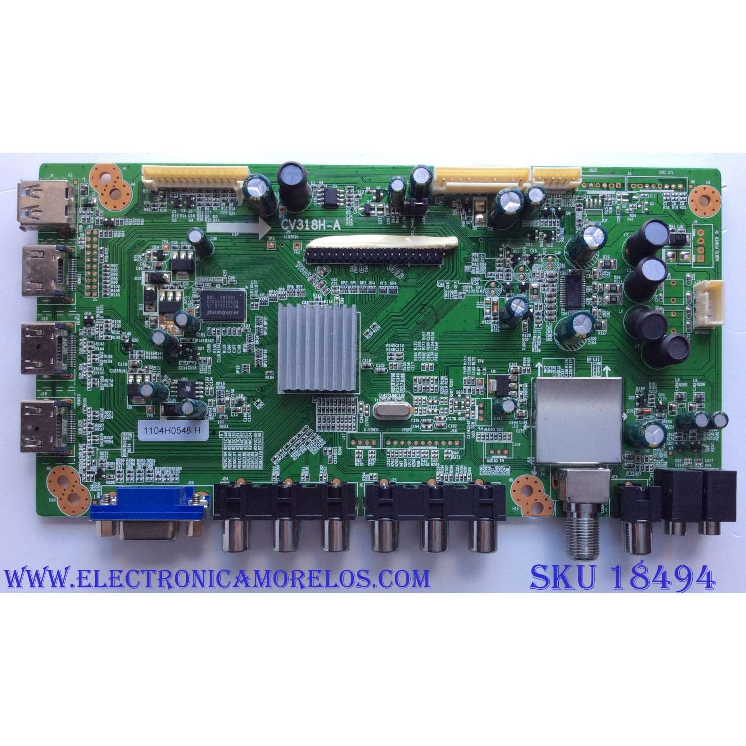 MAIN / ELEMENT 1104H0548 / TI11190 / CV318H-A / LTA460HJ05-CV318H-A-20-B1.2.10 / 1104H0548 H / MODELO ELEFQ462