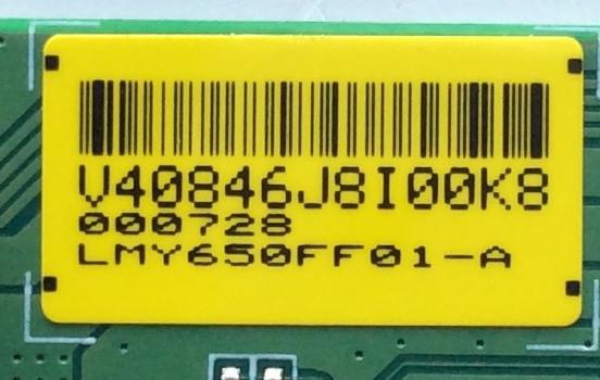 T-CON PARA TV SONY BRAVIA / NUMERO DE PARTE LJ94-40846J / 18Y_S65HU11A2H2A4V0.1 / 40846J / S65HU11A2H2A4V0 / PANEL YD8F009DND01B / DISPLAY LSY650FF01-A01 / MODELOS XBR65X900F / XBR-65X900F - Imagen 2