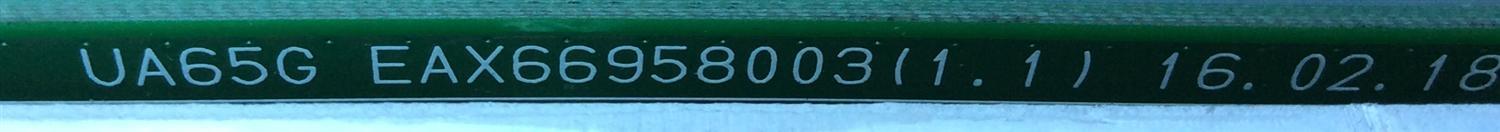 MAIN / LG EBR82710302 / 63615901 / EAX66958003(1.1) / SUSTITUTAS EBR82710301 / EBR82959601 / PANEL RDL500WY(QD0-00H) / MODELO 50UH5530-UB / 50UH5530-UB.CUSJLH	 - Imagen 2