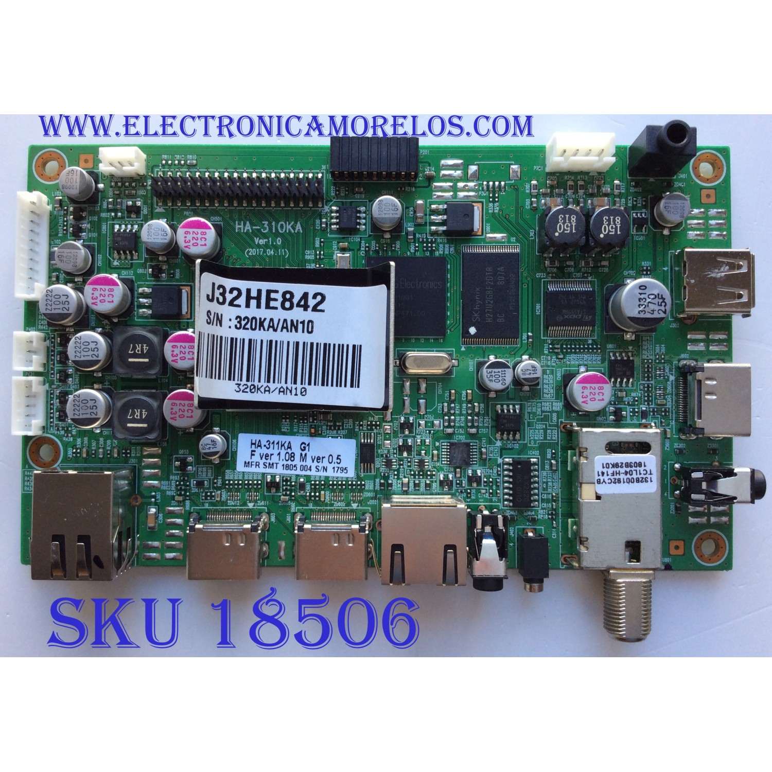 MAIN / RCA J32HE842 / HA-310KA / 320KA/AN10 / PANEL LSC320AN10-A04 / MODELO J32HE842-AN10	