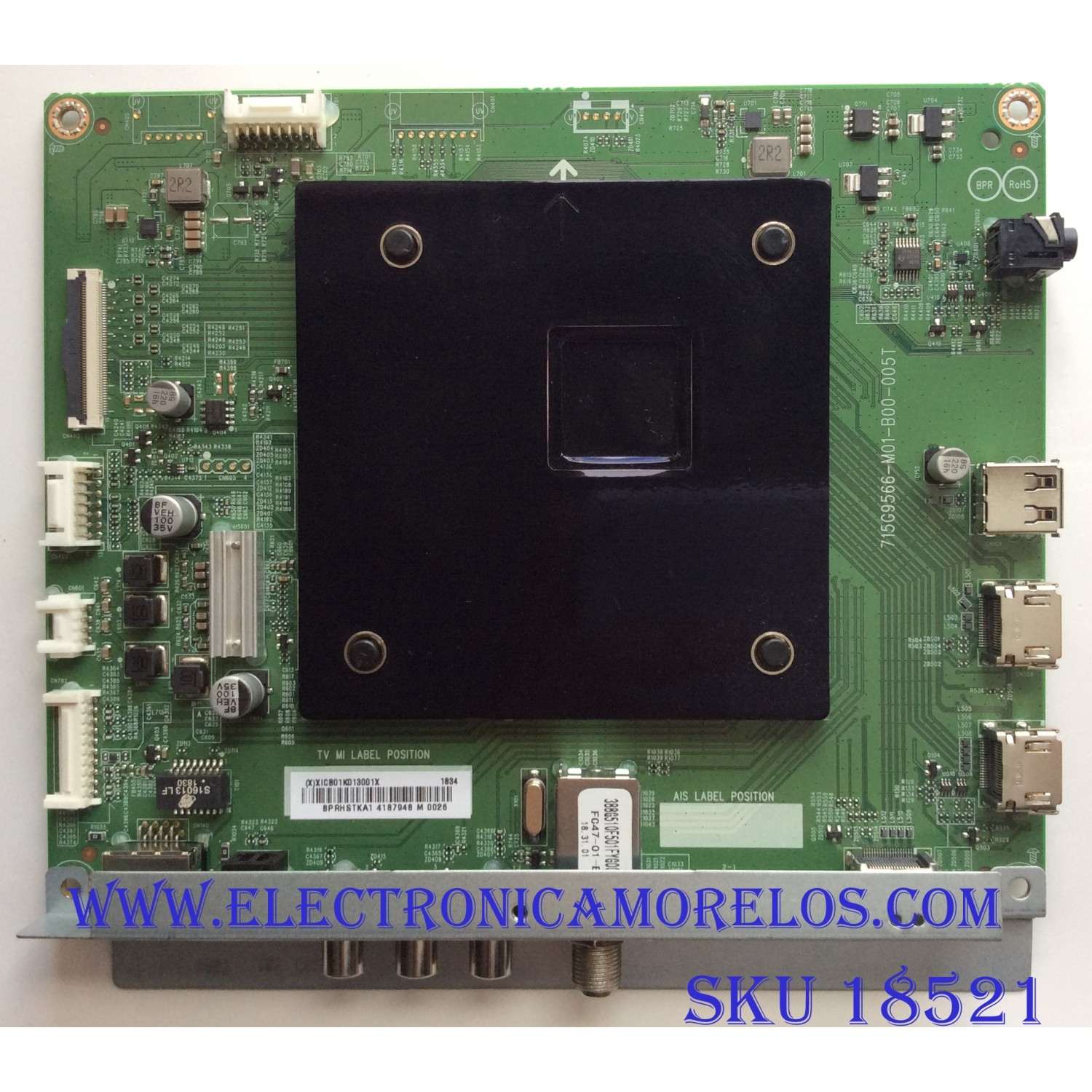 MAIN / INSIGNIA XICB01K013 / XICB01K013001X / 715G9566-M01-B00-005T / PANEL TPT550U2 -D077.L REV:S21A / TPT550U2 REV:S02B / NUMERO DE DISPLAY ST5461D07-2 VER.2.2 / MODELO NS-55DF710NA19	