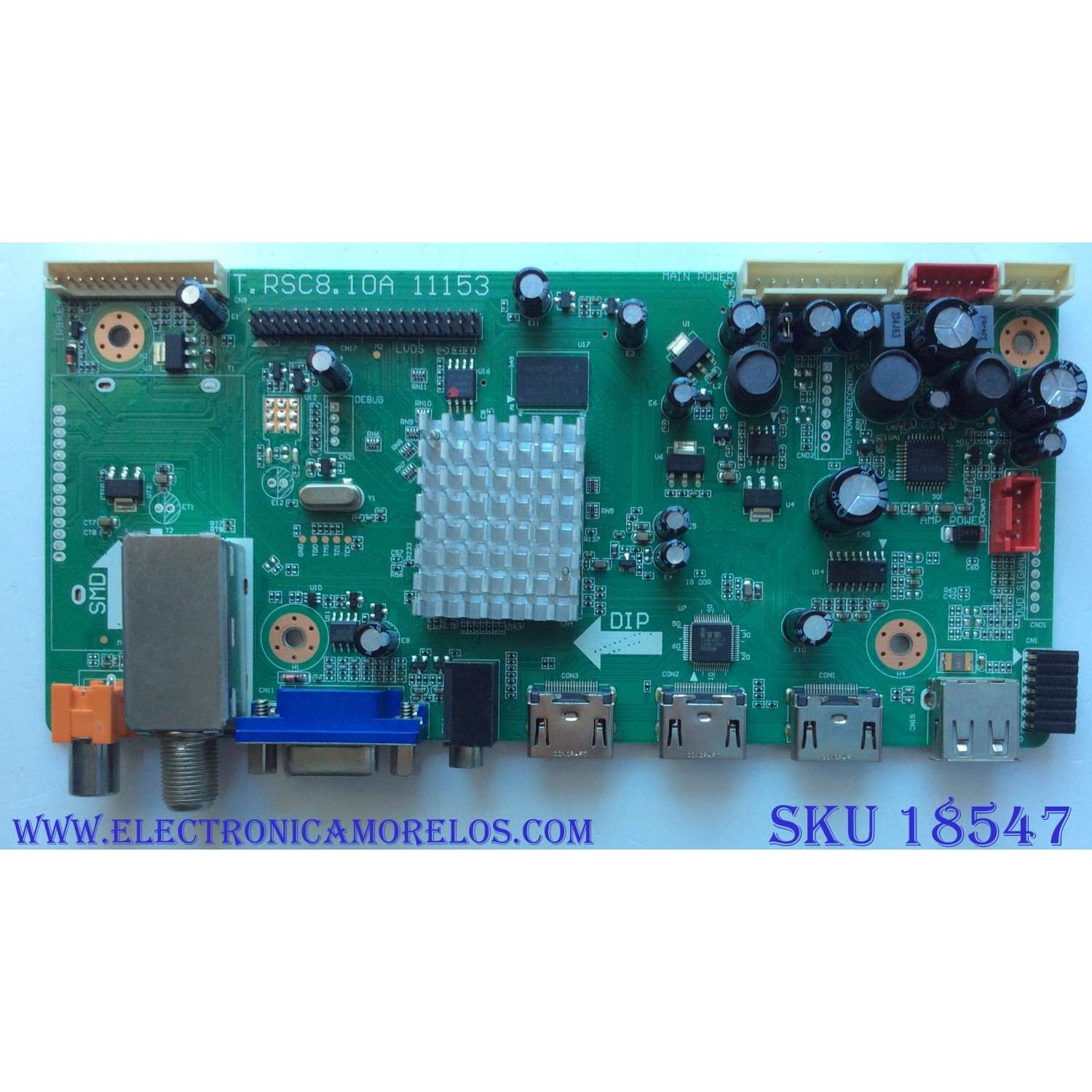 MAIN / E12120433 / T.RSC8.10A 11153 / PANEL LC370WXN-SBD1 / MODELO 37"	