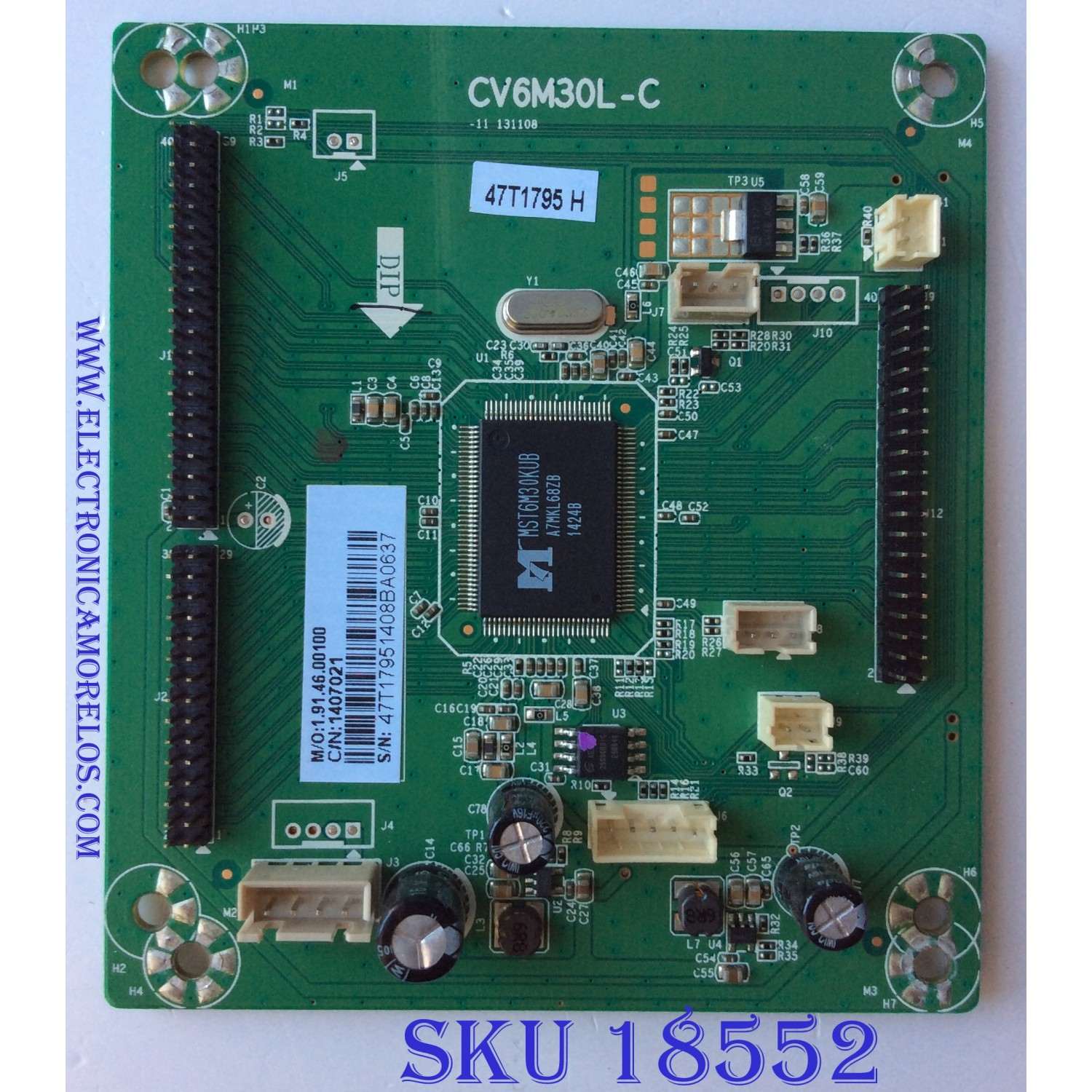TARJETA FRC / 47T1795 / CV6M30L-C / 1407021