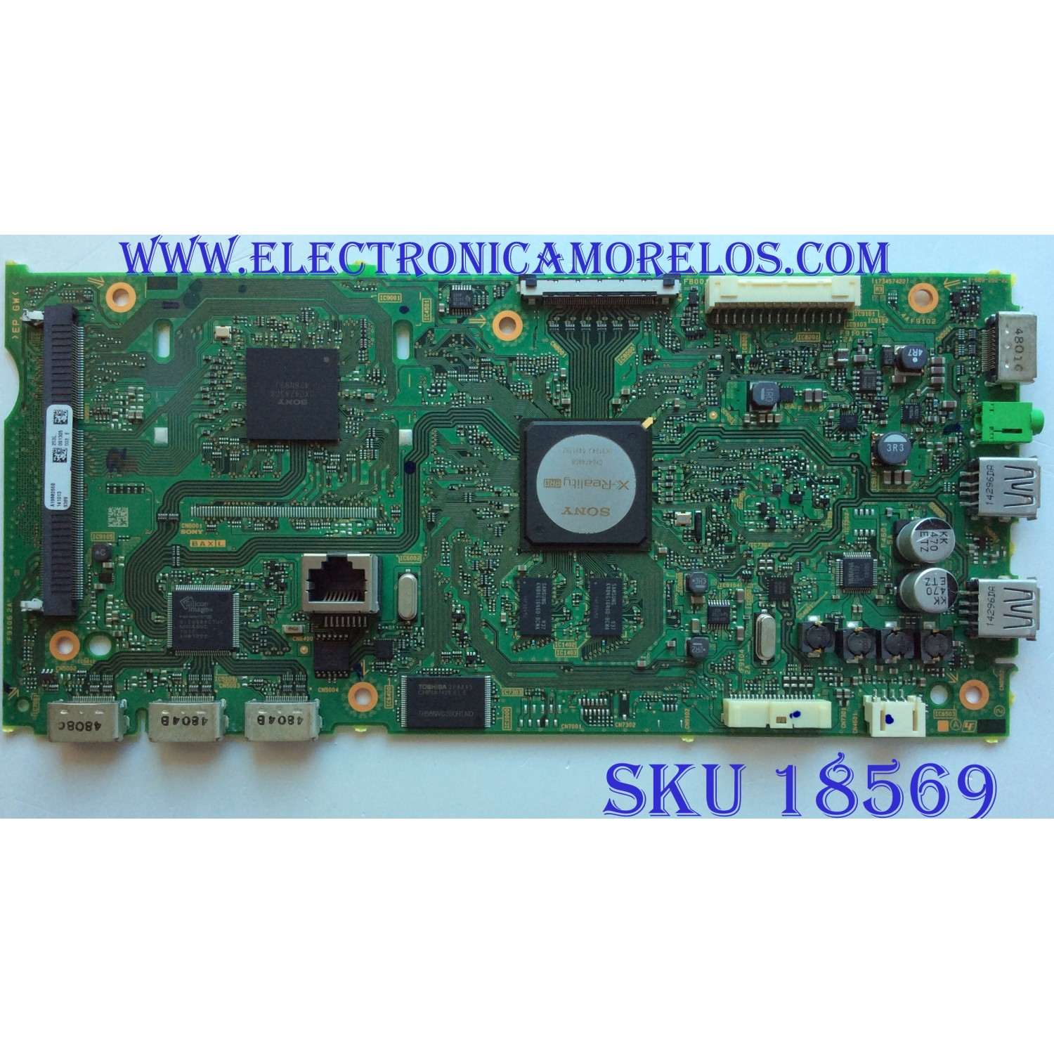 MAIN PARA TV SONY BRAVIA / NUMERO DE PARTE A1998266B 253 / 1-889-202-22 / 173457422 / A-1992-663-A / PANEL T550HVF05.2 / MODELO KDL-55W700B 