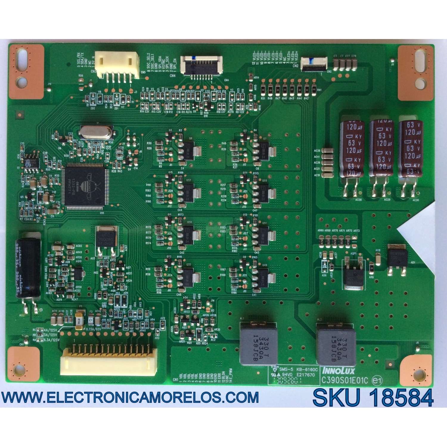 LED DRIVER / CHANGHONG C390S01E01C / KB-6160C / L420S101EC-C002 / PANEL V420DK1 / MODELO UD42YC5500UA	