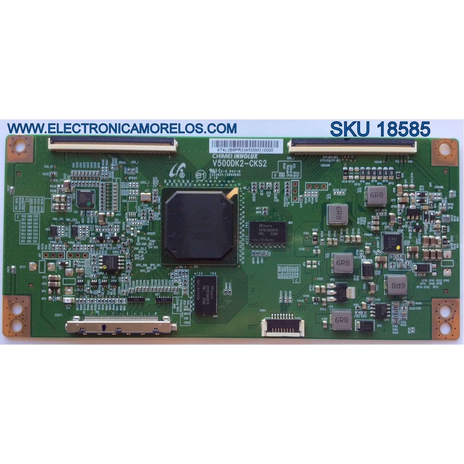 T-CON / NOTA: T-CON CUENTA CON SEIS RESISTENCIAS CON EL NUMERO 3001 / WESTINGHOUSE V500DK2-CKS2 / V500DK2-CKS2 / E88441 / MOD. WE42UC4200 / WE42UT4200 / UD42YC5500UA / LT-42UE75 / ELEFT426 B5C0M / ELEFT426 F5C0M / ELEFT426 G5C0M / E4SFC421 H5C0M / V42UHD