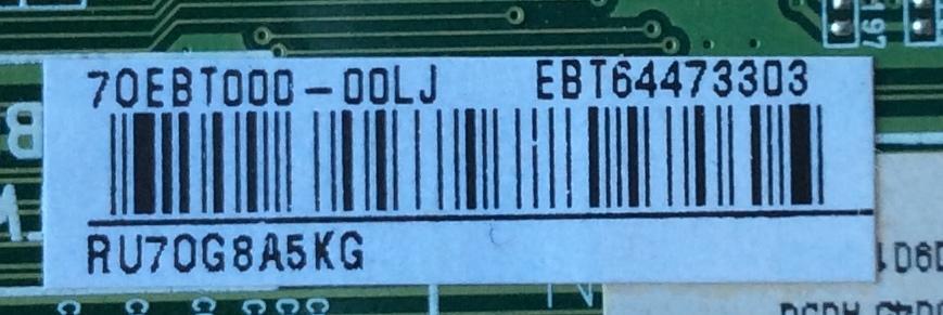 MAIN / LG EBT64473303 / 64082901 / 84321701 / EAX67187104(1.0) / SUSTITUTA EBT64473302 / PANEL NC650DGE-AAFX7 / MODELOS 65UJ6300-UA AUSYLOR / 65UJ6300-UA BUSYLOR	 - Imagen 2
