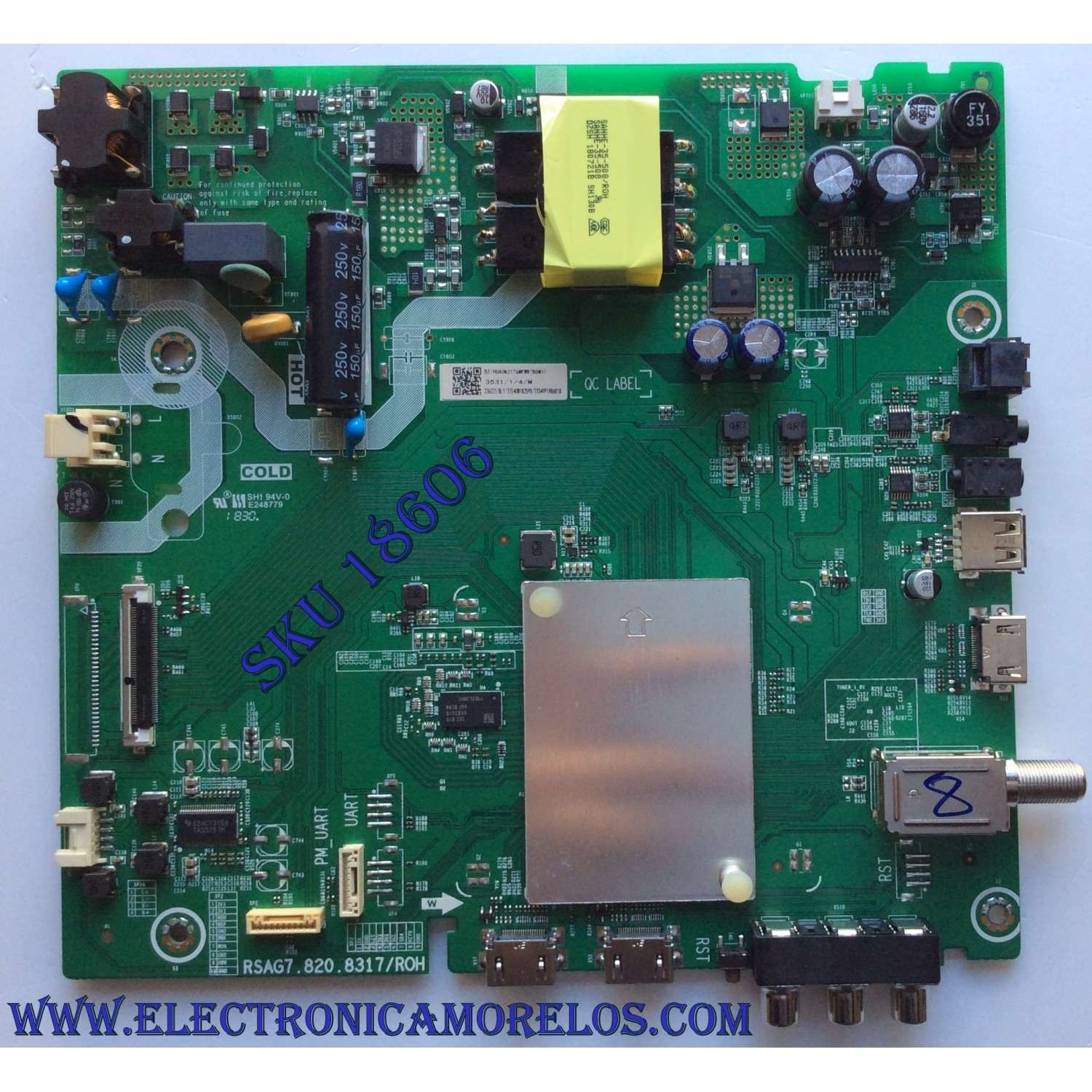 MAIN / FUENTE / ( COMBO ) / SHARP 236221 / RSAG7.820.8317/ROH / HU40N2176MFWR (BOM1) / 3TE40M182590 / TX049P188A81B / PANEL JHD400N2F31-TXL1QL / MODELO LC-40LB601U	