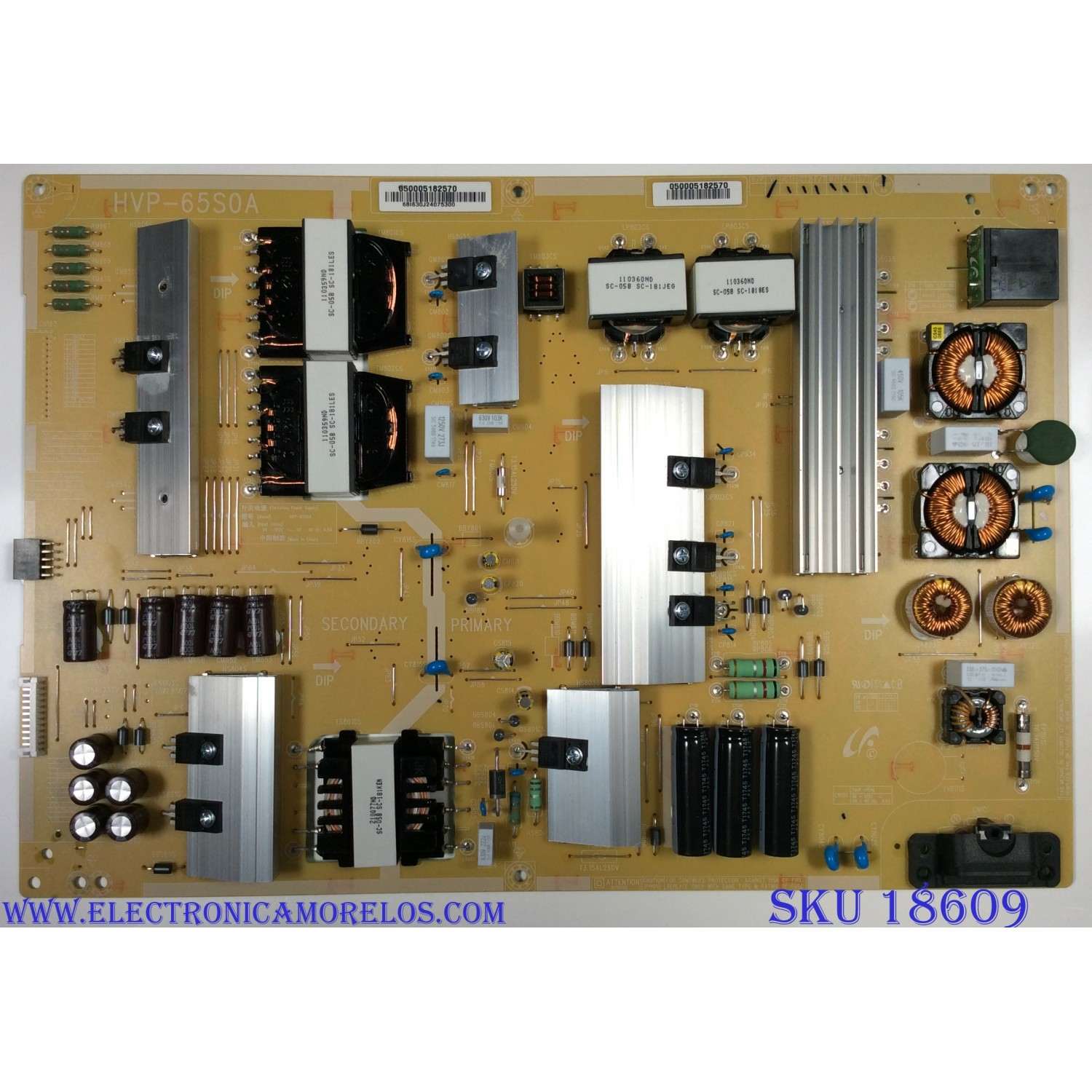 FUENTE DE PODER / VIZIO 0500-0518-2570 / 050005182570 / HVP-65S0A / MODELO M65-F0	