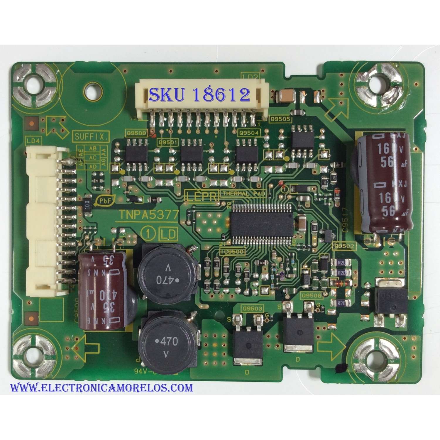 TARJETA LD / PANASONIC TNPA5377AC / TNPA5377 / PANEL VVX37F101G00 / MODELO TC-L37E3	