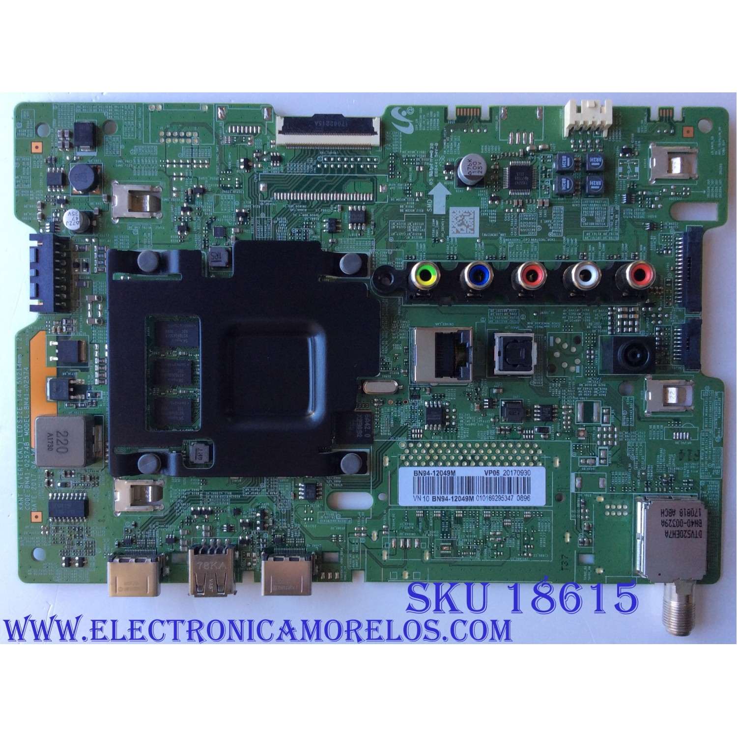 MAIN PARA TV SAMSUNG HD SMART TV / NUMERO DE PARTE BN94-12049M / BN41-02574B / PANEL CY-JM032BGLV1H / MODELOS UN32M530D / UN32M5300 / UN32M530DAFXZA / UN32M5300AFXZC / UN32M5300AFXZA / UN32M5300AFXZA FA02 / UN32M5300AFXZA XB03