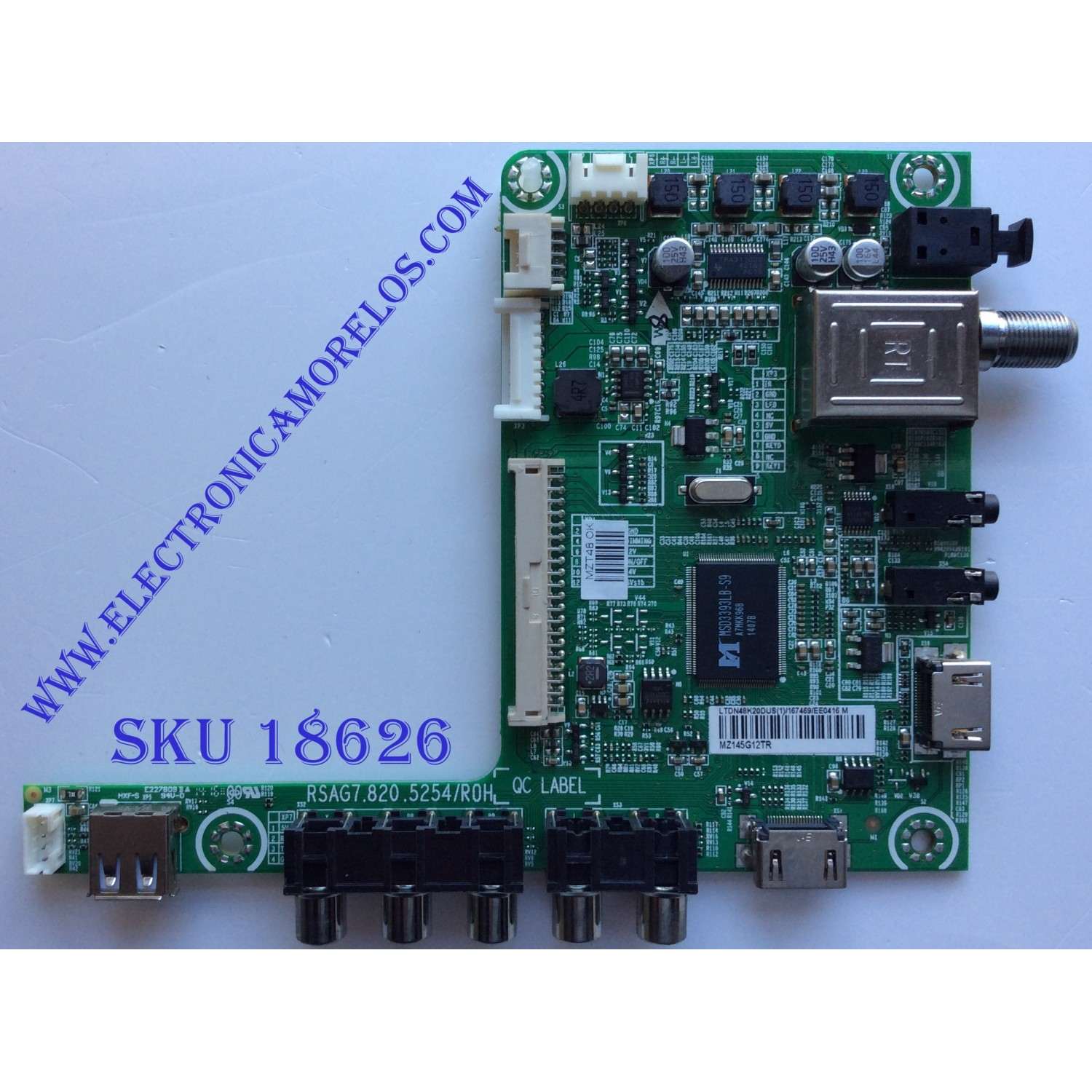 MAIN / INSIGNIA 167469/EE0416 / 167469 / RSAG7.820.5254/ROH / PANEL HD480DF-B31(020) / MODELO NS-48D510NA15	