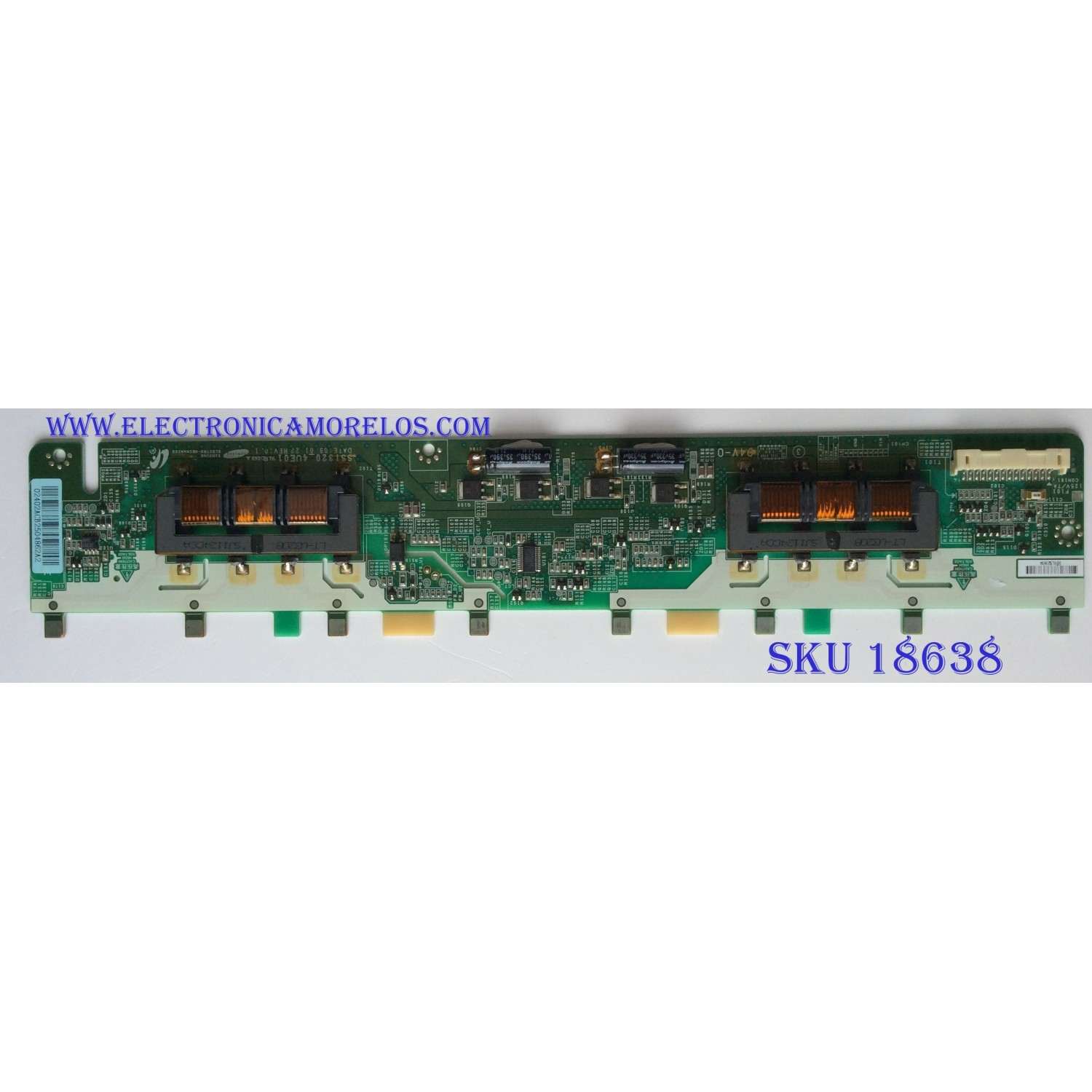 BACKLIGHT INVERSOR / RCA LJ97-02402A / 2402A / SSI320_4UE01 / PANEL LTI320AA02 / MODELO 32LA30RQD / NEC V321-G1 / V321	
