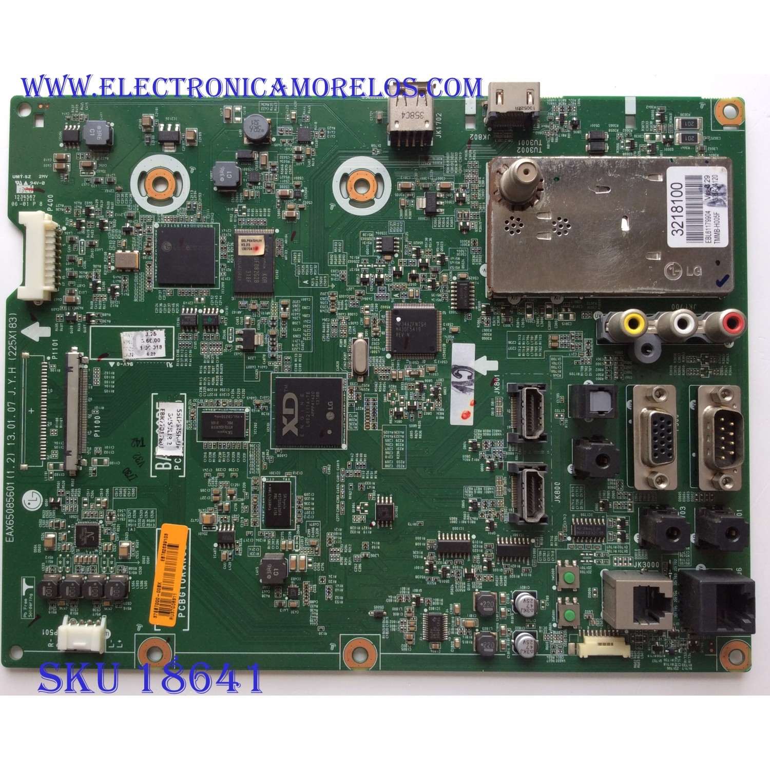 MAIN / LG EBT62639103 / EAX65085601(1.2) / EBR77017801 / PANEL LN54M550060V12 / MODELO 55LP645H-UH.BUSULJR	