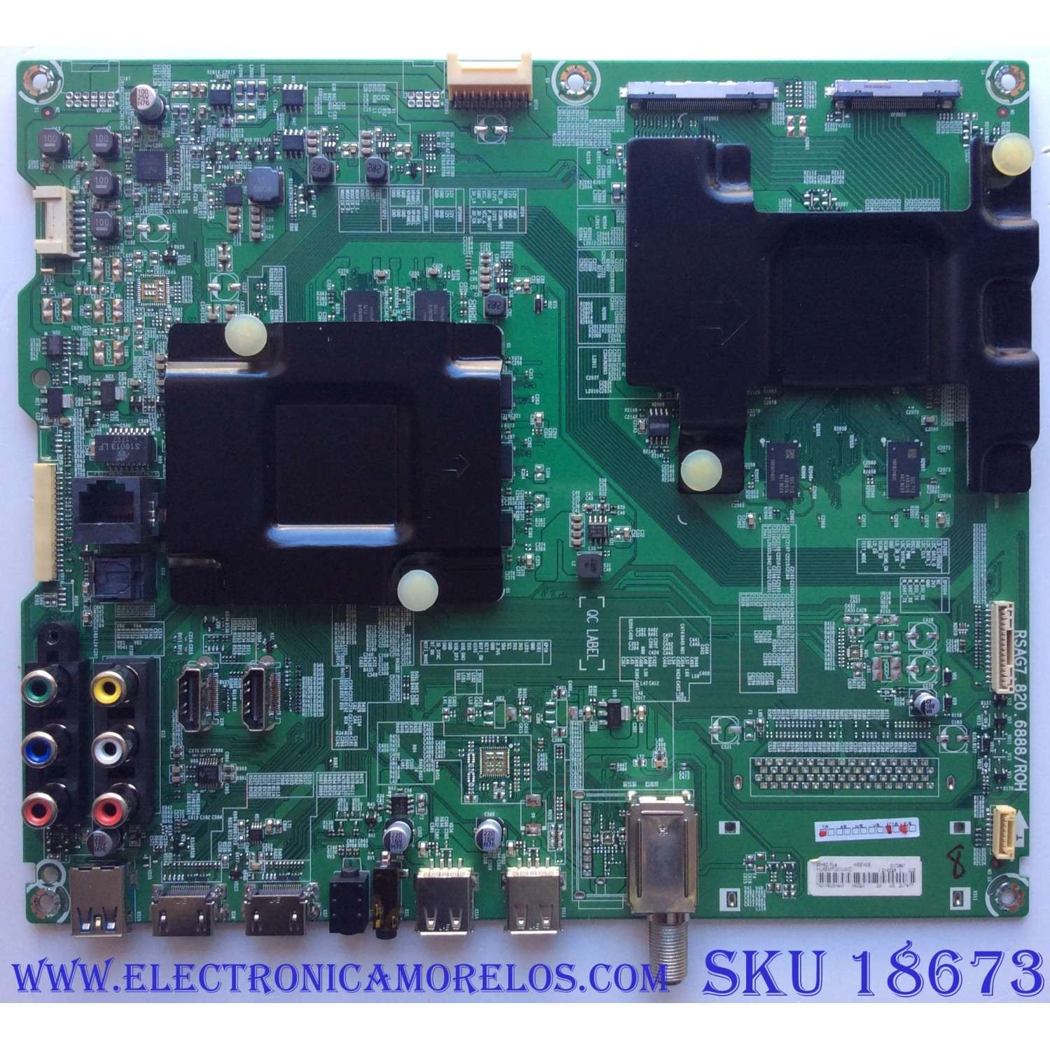 MAIN / HISENSE 214298 / RSAG7.820.6888/ROH / 207477 / HU65M7020UWG / G172867 / PANEL HE650IU-B32\S10\GM\ROH / MODELO 65H9D PLUS
