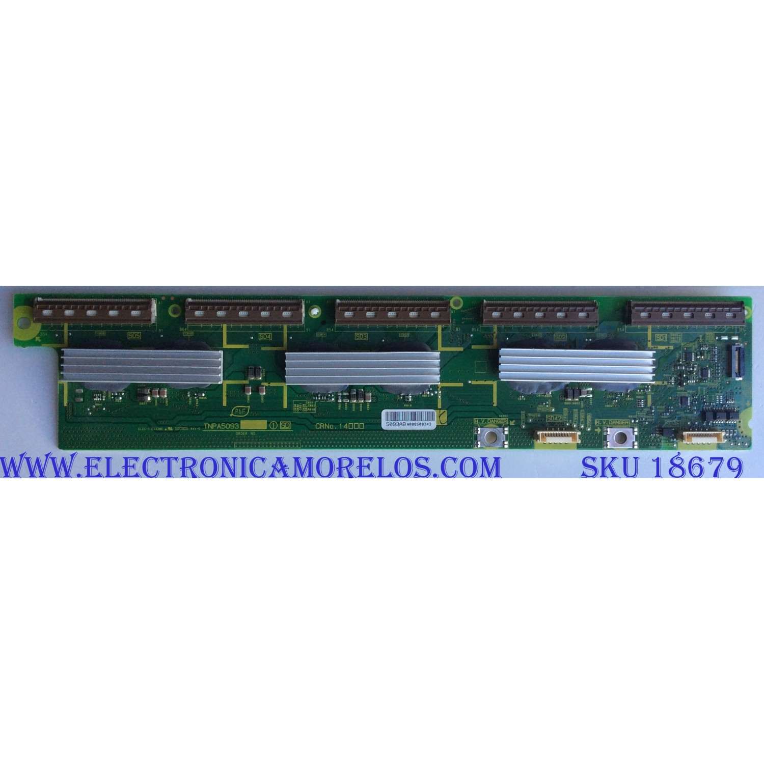 BUFFER / PANASONIC TXNSD1LWUU / TNPA5093AB / TNPA5093 / 5093AB / PANEL MC137T21P13 / MODELOS TC-P54VT25 / TC-P55ST30	