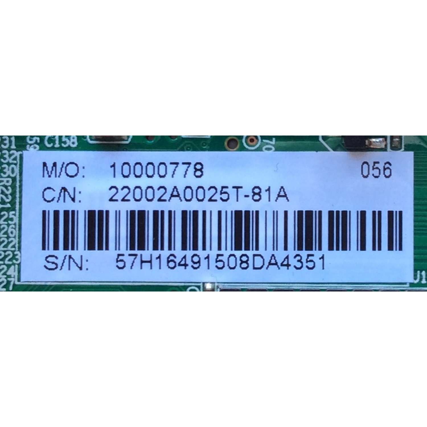 MAIN / INSIGNIA 22002A0025T-81A / 57H1649 / CV3393BH-G / 22002A0025T-81A / PANEL BOEI320WX1 / DISPLAY HV320WX2-206 / MODELO NS-32D312NA15	 - Imagen 2