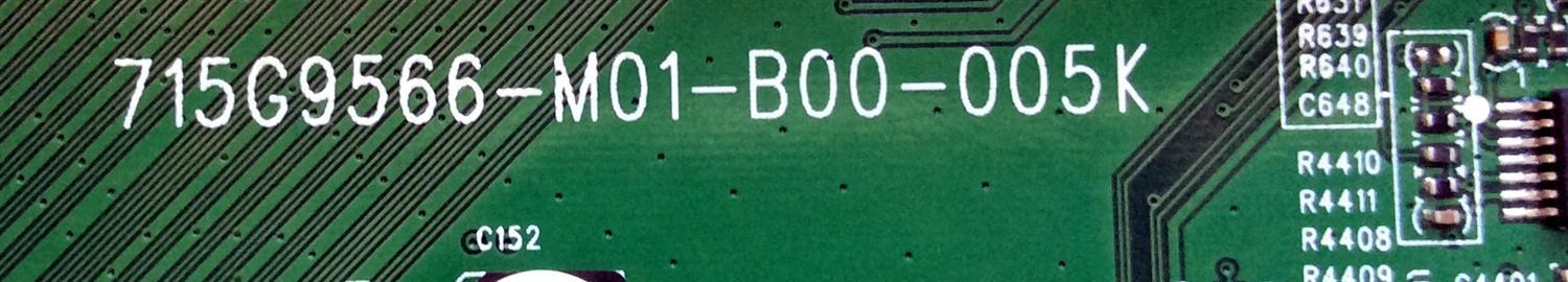 MAIN PARA TV INSIGNIA ORIGINAL / NUMERO DE PARTE XICB01K011 / 715G9566-M01-B00-005K / (X)XICB01K011001X / E243951 / DISPLAY T430QVN03.0 / PANEL TPT430U3-QVN03.U REV:S0B0S / MODELO NS-43DF710NA19 - Imagen 3