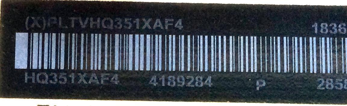 FUENTE DE PODER PARA TV INSIGNIA ORIGINAL / NUMERO DE PARTE PLTVHQ351XAF4 / 715G9507-P01-001-003S / PANEL TPT430U3-QVN03.U REV:S0B0S / MODELO NS-43DF710NA19 - Imagen 3