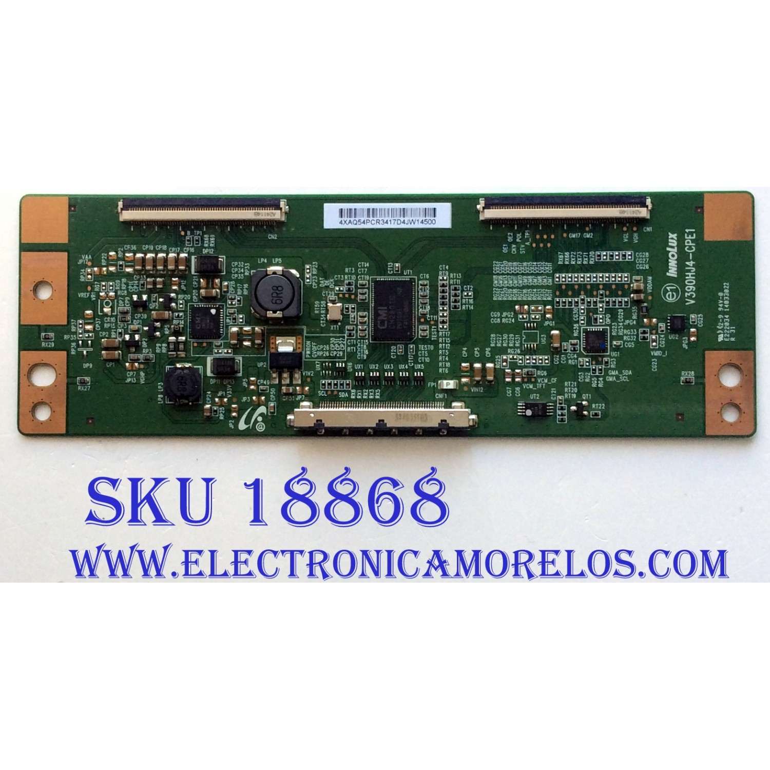 T-CON / LG V390HJ4-CPE1 / V390HJ4-CPE1 / E222034 / 14033022 / PANEL'S NC390DUN-VXBP2 / NC390DUN-VXBP1 / MODELOS 39LB5600-UZ.BUSJLJM / 39LB5600-UZ / 39LB5800-UG.BUSJLJM / 39LB5600