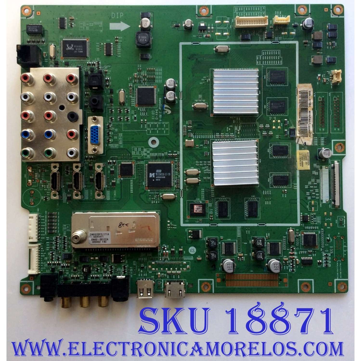 MAIN / SAMSUNG BN94-01708A / BN41-00995B / BN97-02092C / PANEL LTF400HC01 A02 / MODELOS LN40A750R1FXZA / LN40A750R1F / PARTE SUSTITUTA BN94-01708N