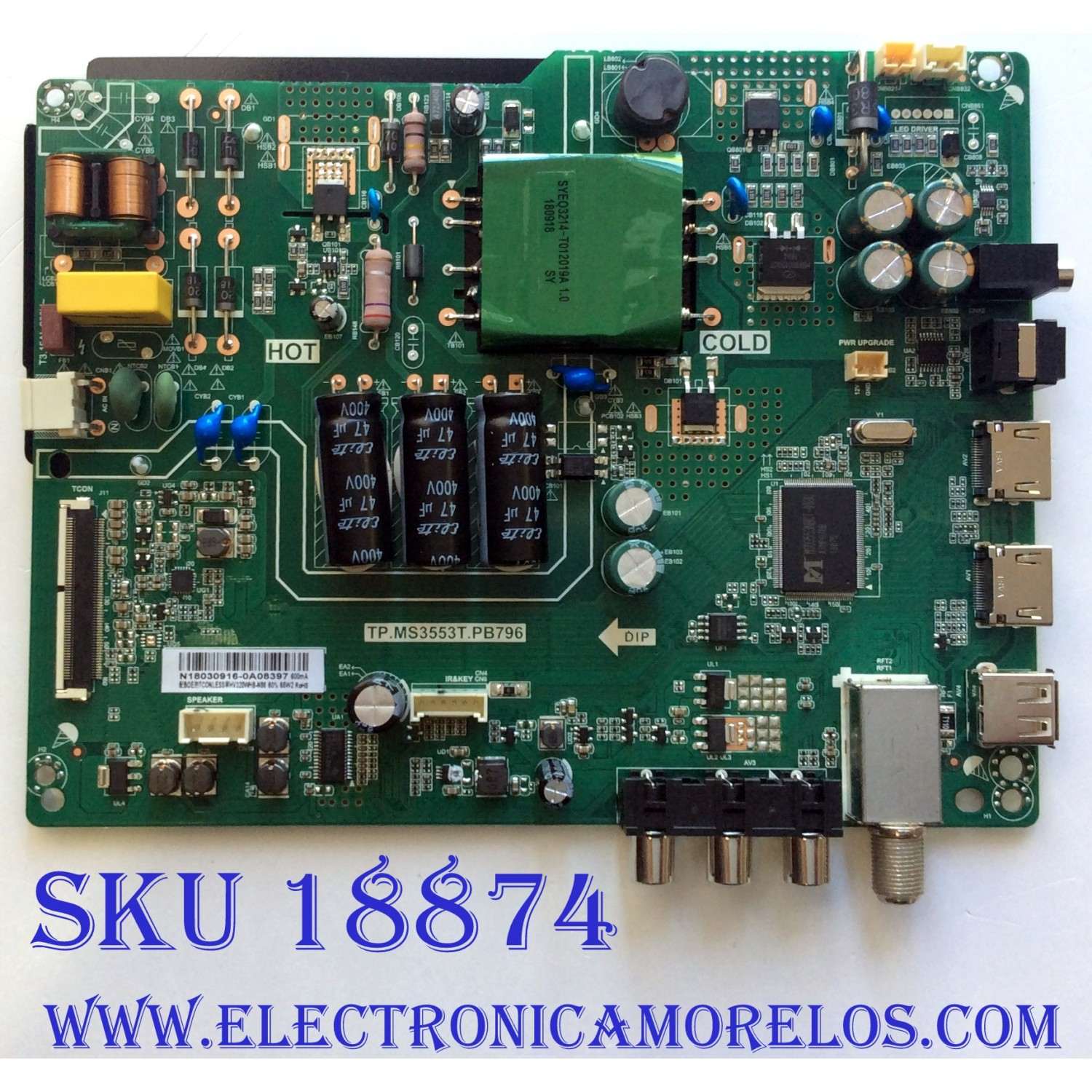 MAIN / FUENTE / (COMBO) / INSIGNIA / 320021043002005 / TP.MS3553T.PB796 / 3200468301 / E254215 / PANEL`S BOEI320WX1-01 / HV320WHB-N86 / MODELO NS-32D220NA18