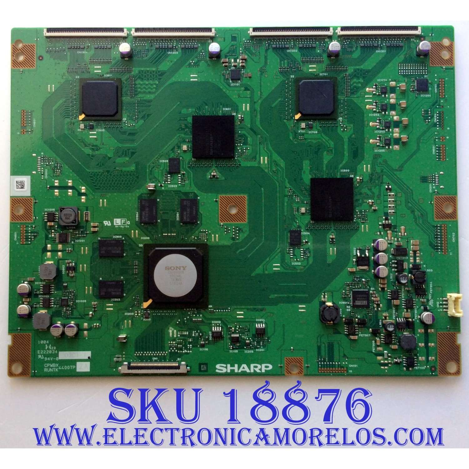 T-CON / SONY RUNTK4400TPZA / CPWBX4400TPZA / E222034 / PANEL LK460D3LA9S / MODELO KDL-46NX800