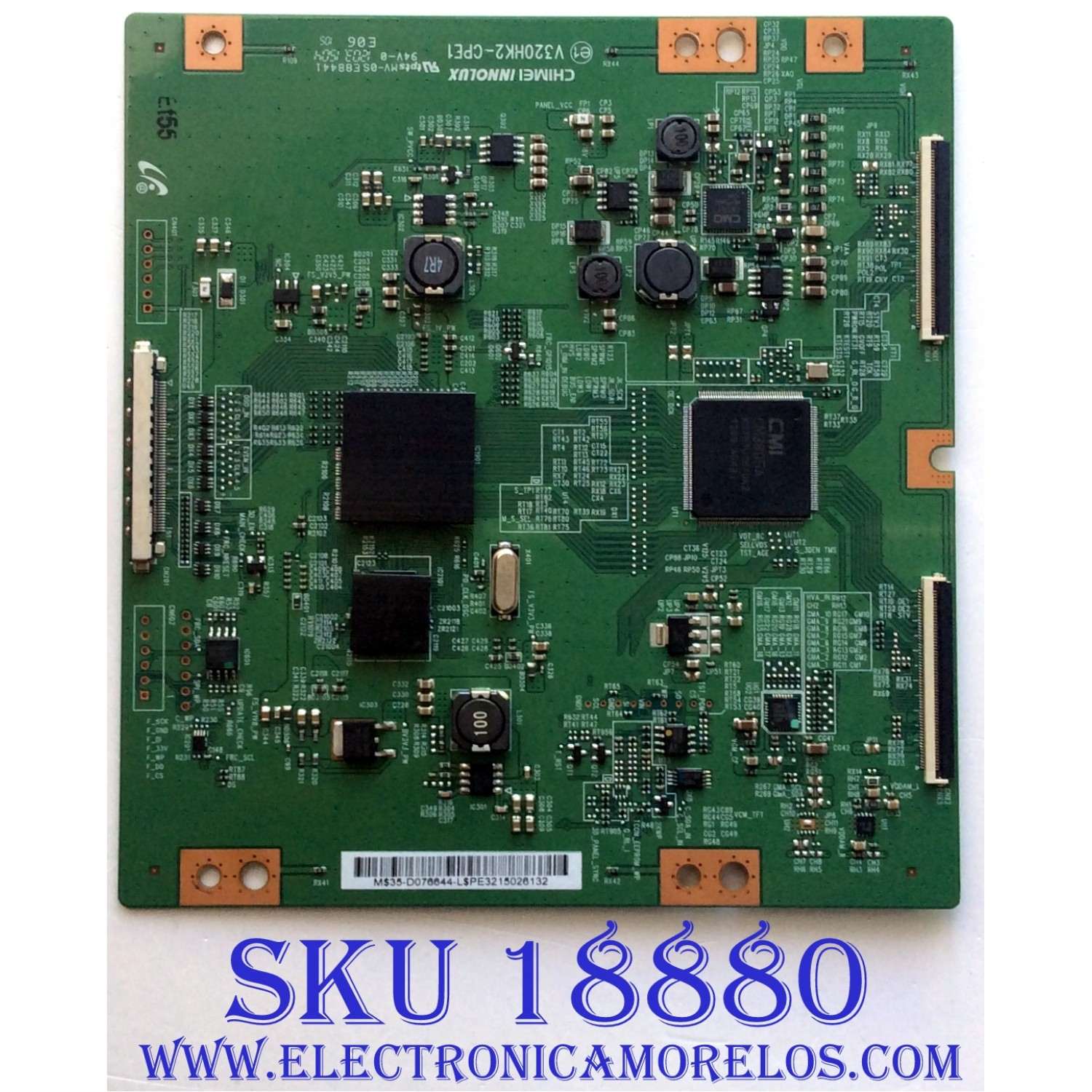 T-CON / SAMSUNG 35-D076644 / V320HK2-CPE1 / E88441 / PANEL LE500CGM-C1 CC01 / MODELOS UN50ES6150FXZA CS01 / UN50ES6150F / UN50ES6100FXZA CS01