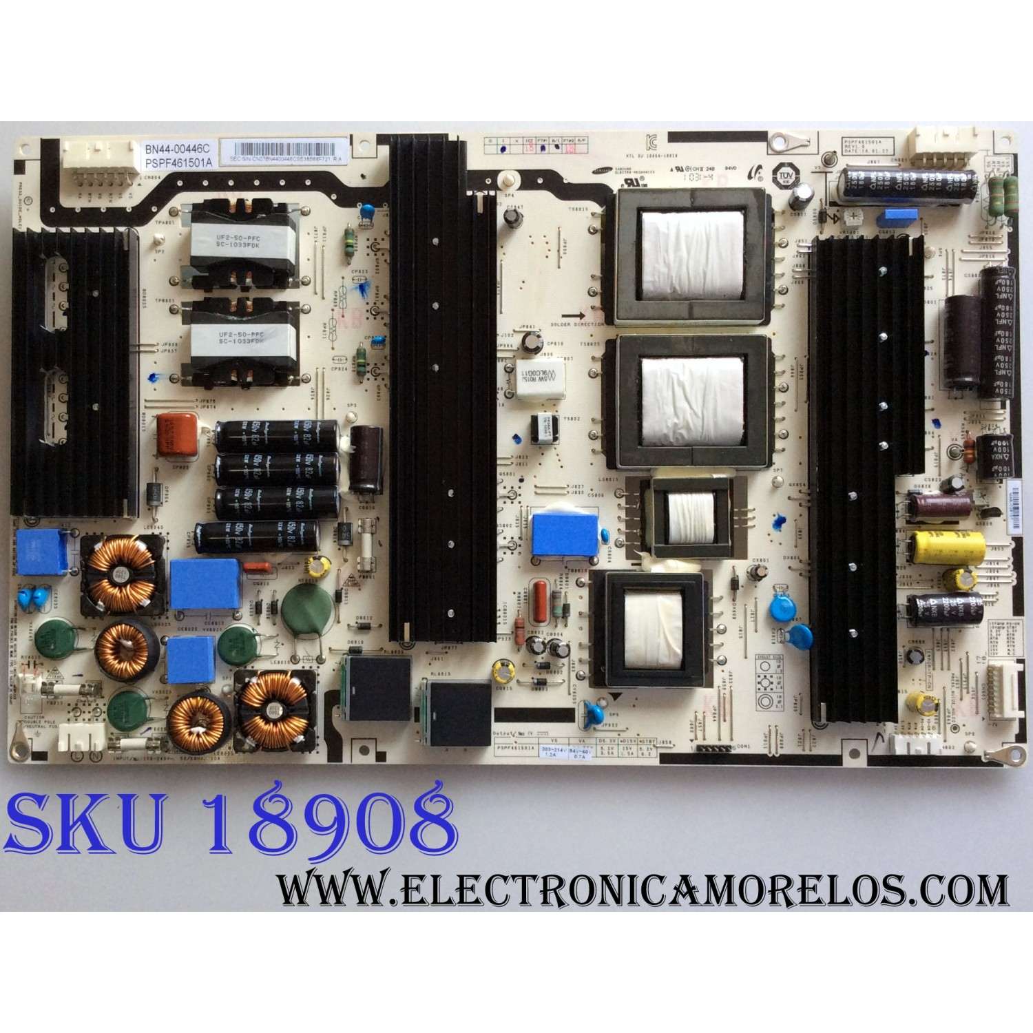 FUENTE DE PODER / SAMSUNG BN44-00446C / PSPF461501A / BN4400446C / 10054-10018 / PANEL S50FH-YD08 / S50FH-YB09 / MODELOS PN51D6500DFXZA / PN51D6900DFXZA / PN51D7000FFXZA