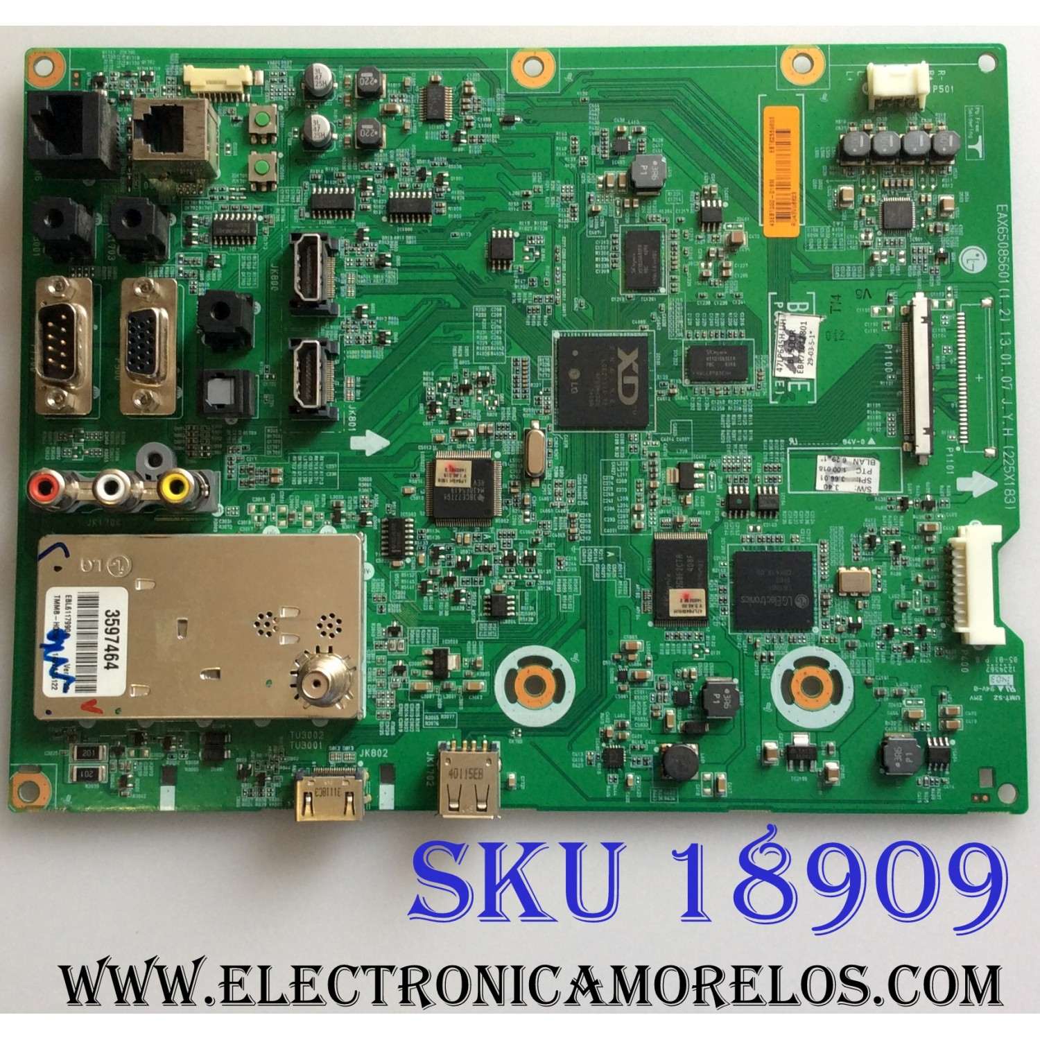 MAIN / LG EBT62559603 / EAX65085601 (1.2) / EAX65085601 / MODELOS 47LP645H-UH.BUSYLJR / 47LP645H / PARTE SUSTITUTA EBR62559603