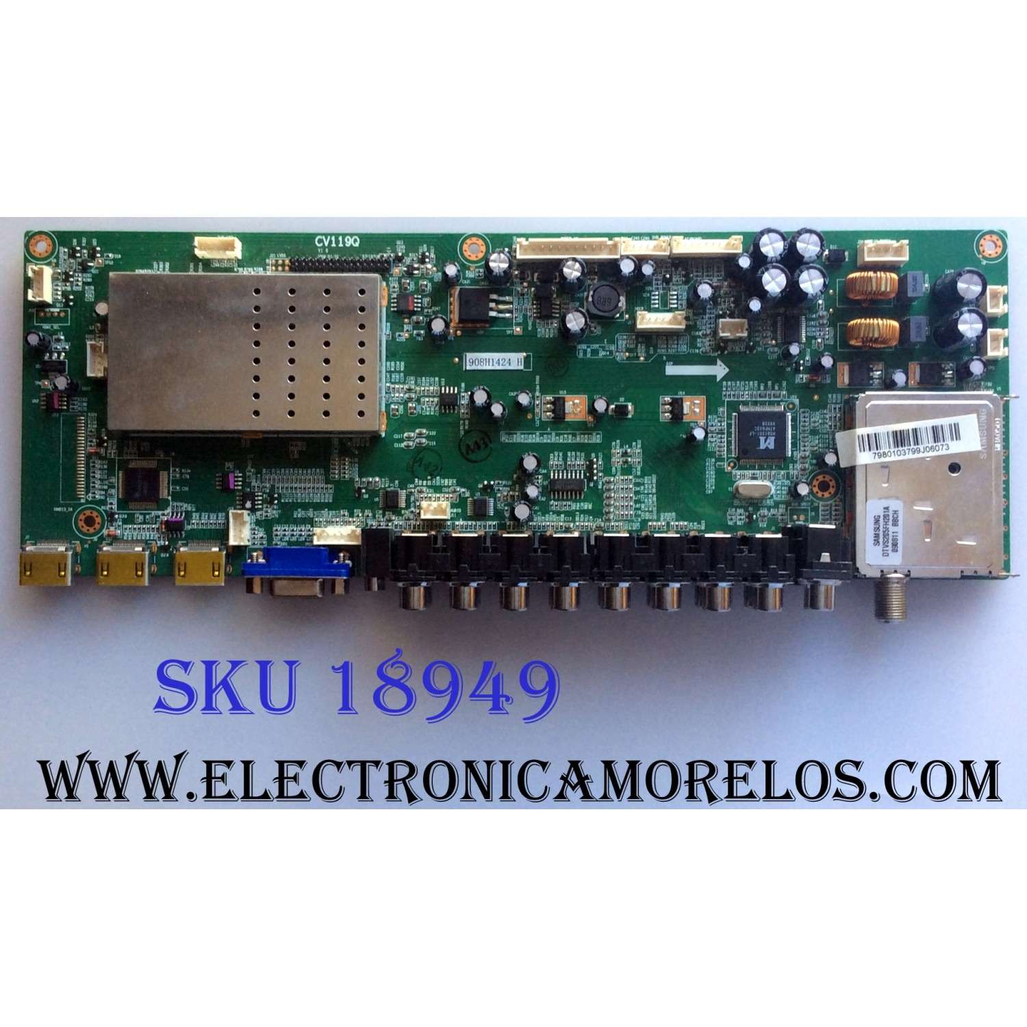 MAIN / APEX 908H1424 / CV119Q / 1.308.00102 / 908H1424 H / MODELO LD4088