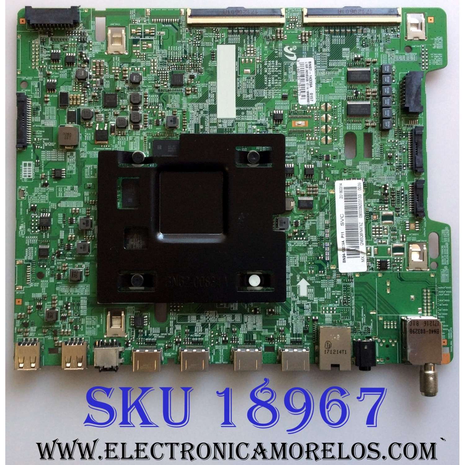 MAIN / SAMSUNG BN94-13029A / BN41-02636A / BN97-14339A / PANEL CY-QN065FLLV5H / DISPLAY LSF650FF08-N03 / BN96-45619A / MODELO QN65Q6FNAFXZA FA01