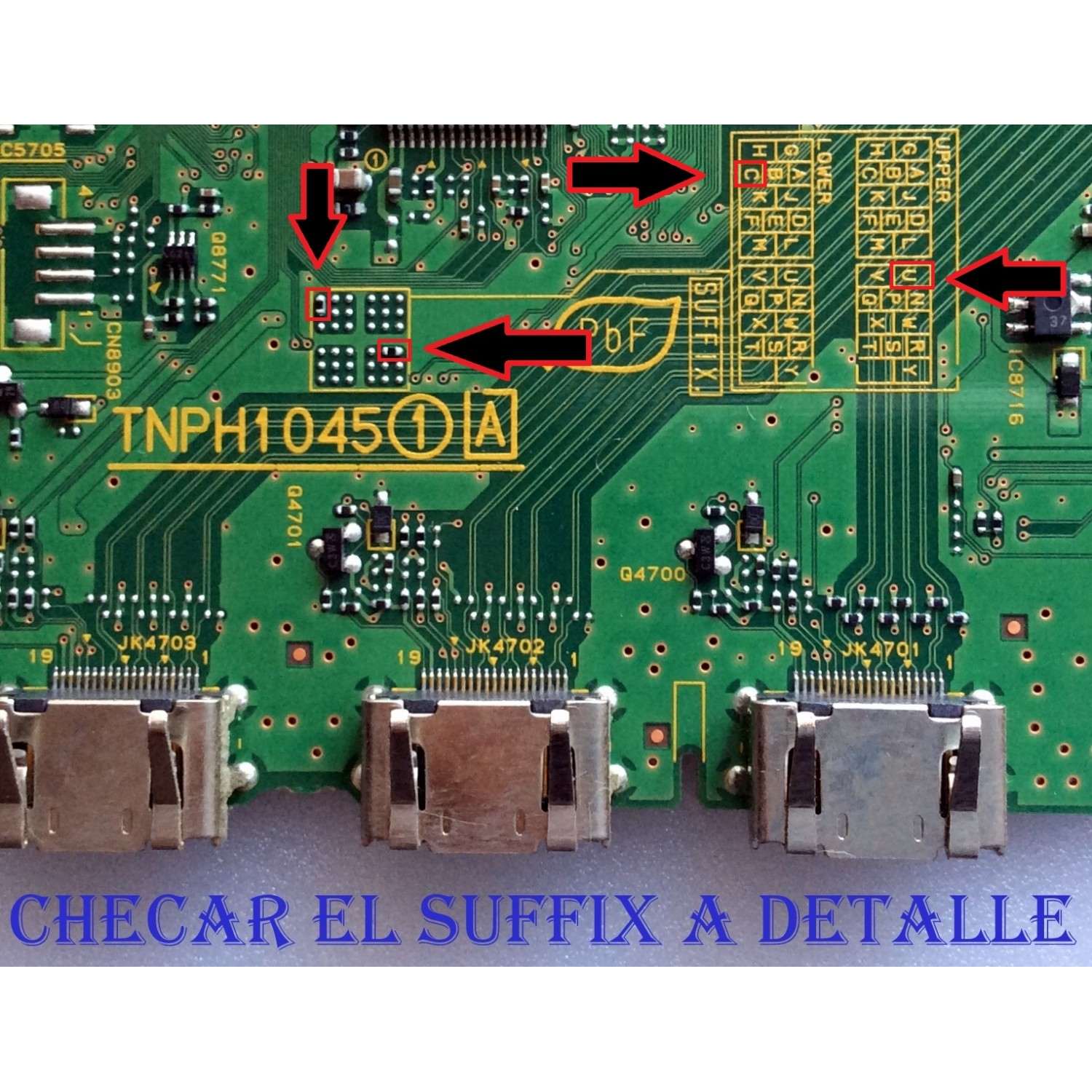 MAIN / PANASONIC TXN/A1UGUUS / TNPH1045 / TNPH1045UC / TXN / A1UGUUS / PANEL MC153TJ6A21 / MODELO TC-P60ST60 - Imagen 2