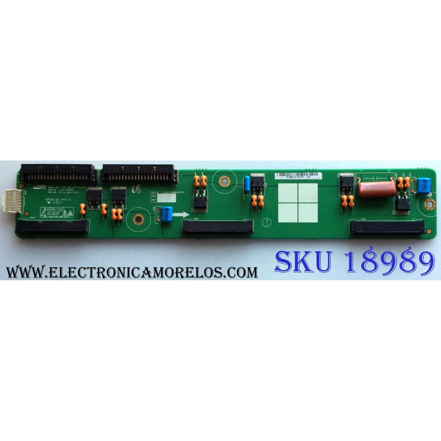 BUFFER / SAMSUNG BN96-09766A / LJ41-05756A / LJ92-01568A / 568A / PANEL S63FH-YB03 / MODELOS PN63B550T2FXZA / PN63B550T2F / PH63KPFLBF/ZA SA01 / PN63A650T1FXZA / PN63A760T1FXZA / PN63B590T5FXZA