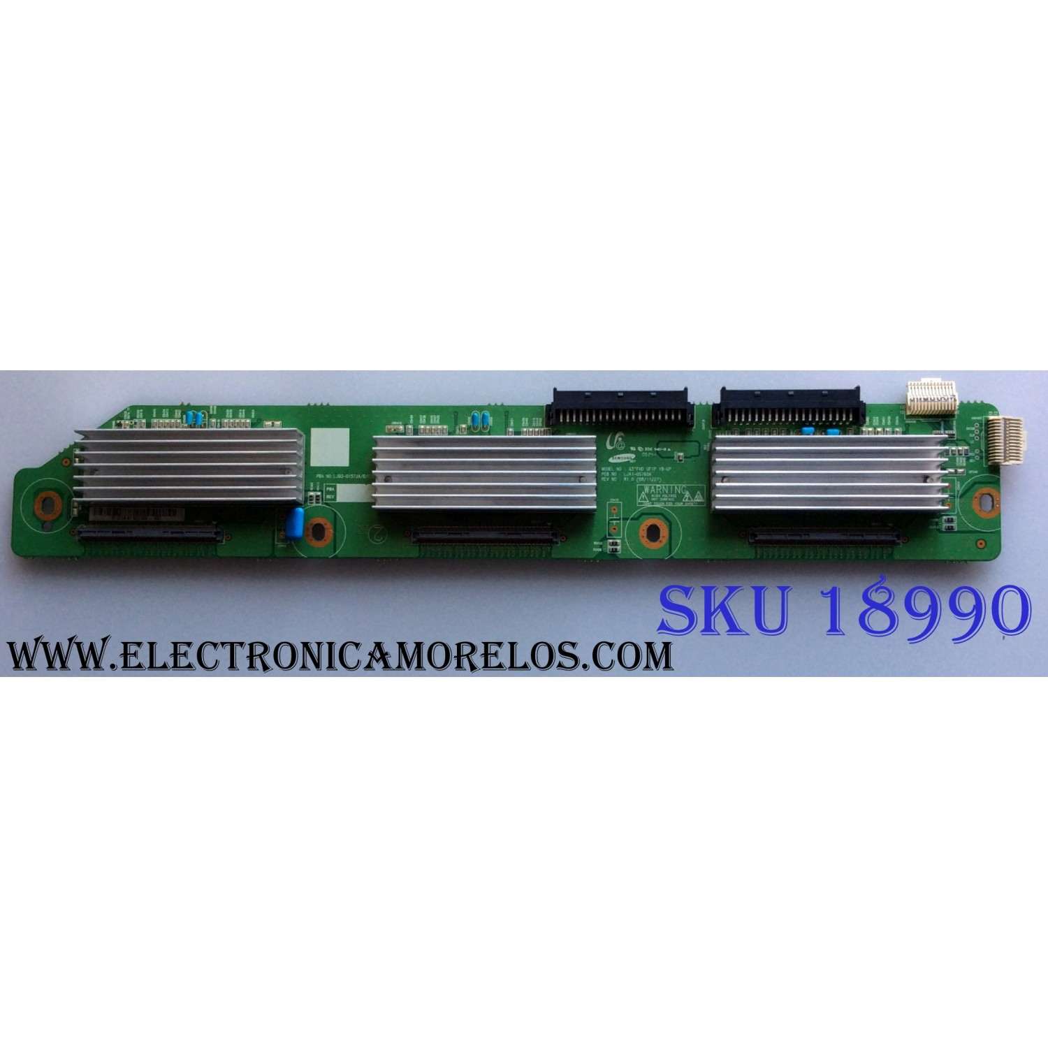 BUFFER / SAMSUNG BN96-09769A / LJ41-05760A / LJ92-01572A / 572A / PANEL S63FH-YB03 / MODELOS PN63B550T2FXZA / PN63B550T2F / PH63KPFLBF/ZA SA01 / PN63A650T1FXZA / PN63B590T5FXZA / PN63A760T1FXZA