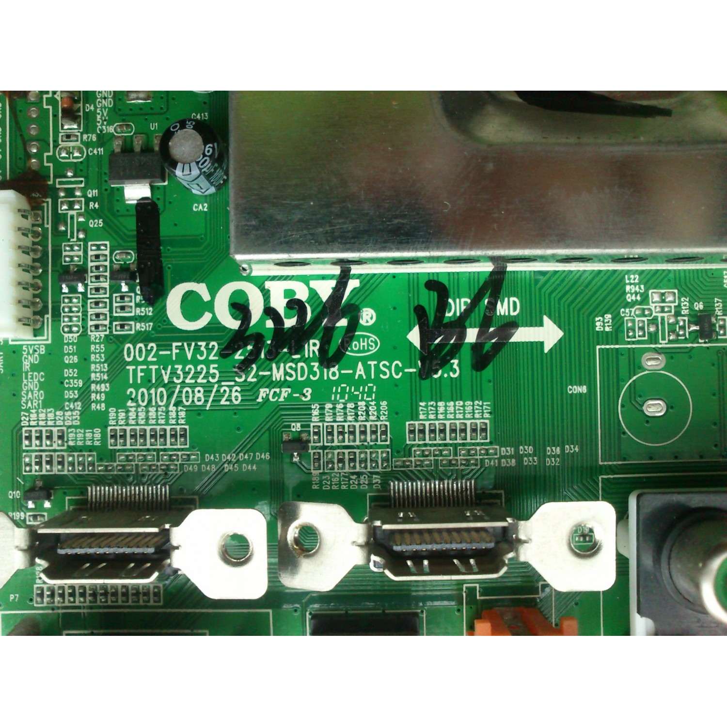 MAIN COBY 002-FV32-2513-L1R MODELO TFTV3226 /// PANEL LTA320AP18 - Imagen 2