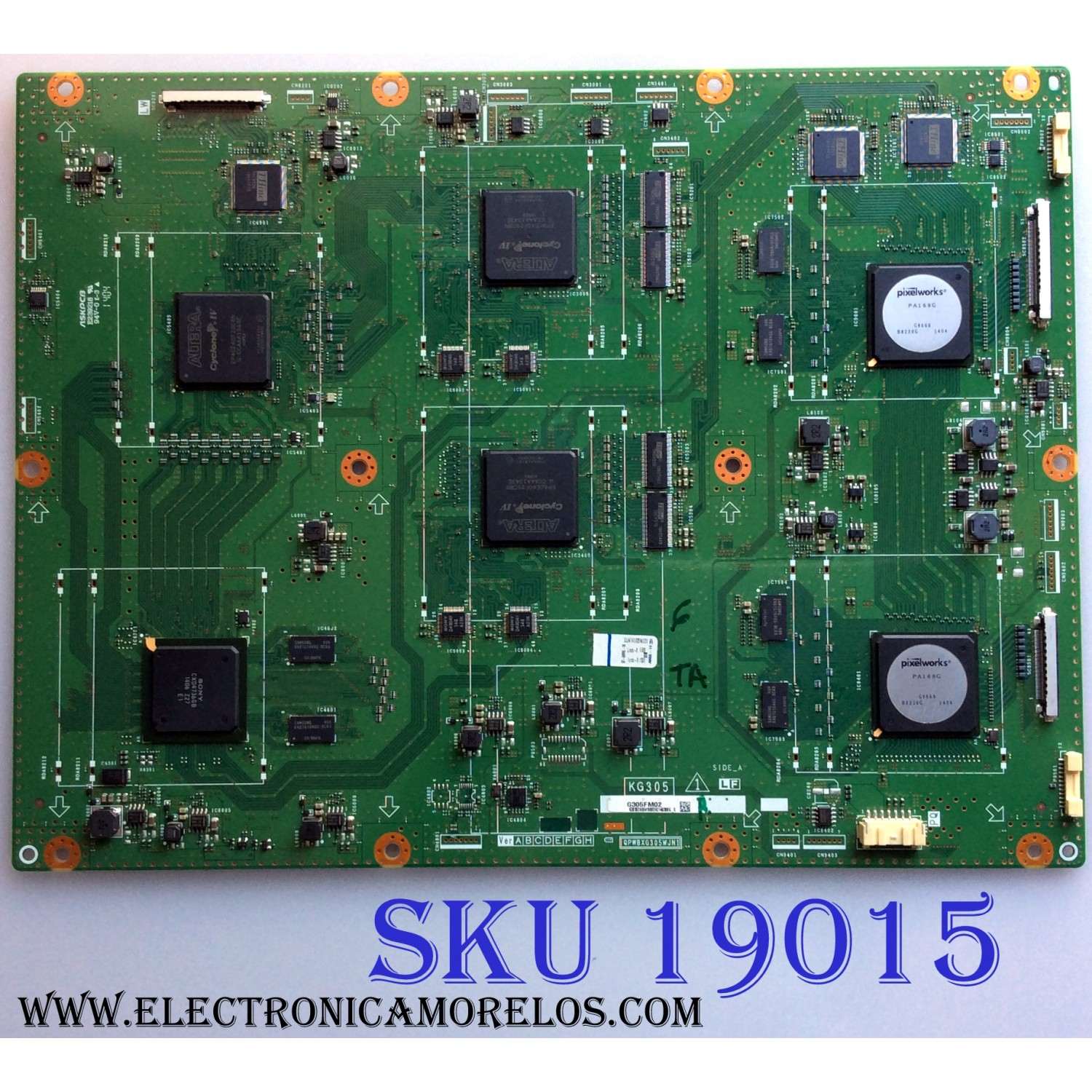 T-CON / SHARP G305FM02 / DUNTKG305WE01 / KG305 / QPWBXG305WJN1 / DUNTKG305WE01/(B) / PANEL JE695R3HA10Z / MODELO LC-70UD1UA