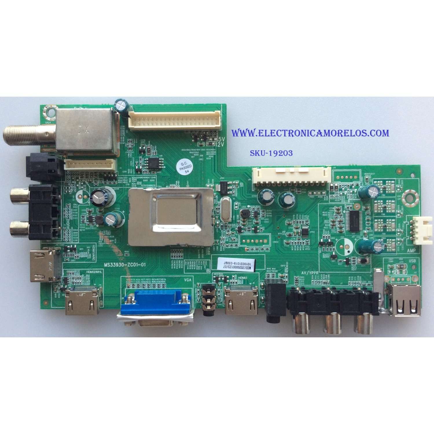 MAIN / ELEMENT 1010031019 / MS33930-ZC01-01 / 515C33930M33-1 / 2020000123 / E254215 / PANEL LSC400H10 / MODELOS ELEFW408 LE-40G36Y / ELEFW408 