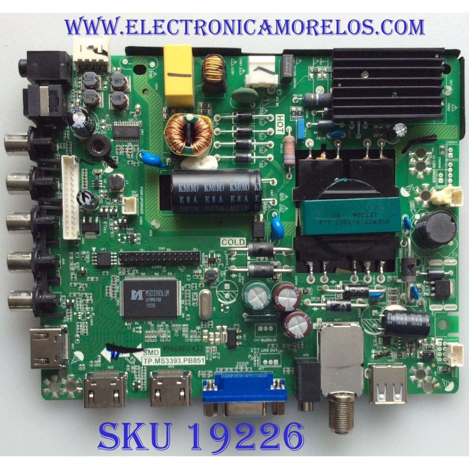 MAIN / FUENTE / (COMBO) ELEMENT /34014776 / TP.MS3393.PB51 / H15091668 / PANEL V400HJ6-PE1 / MODELO / ELEFT406 / ELEFT406 K5C0M / ELEFT406 P5C0M / ELEFT406 M4C0M / ELEFT406 M5C0M