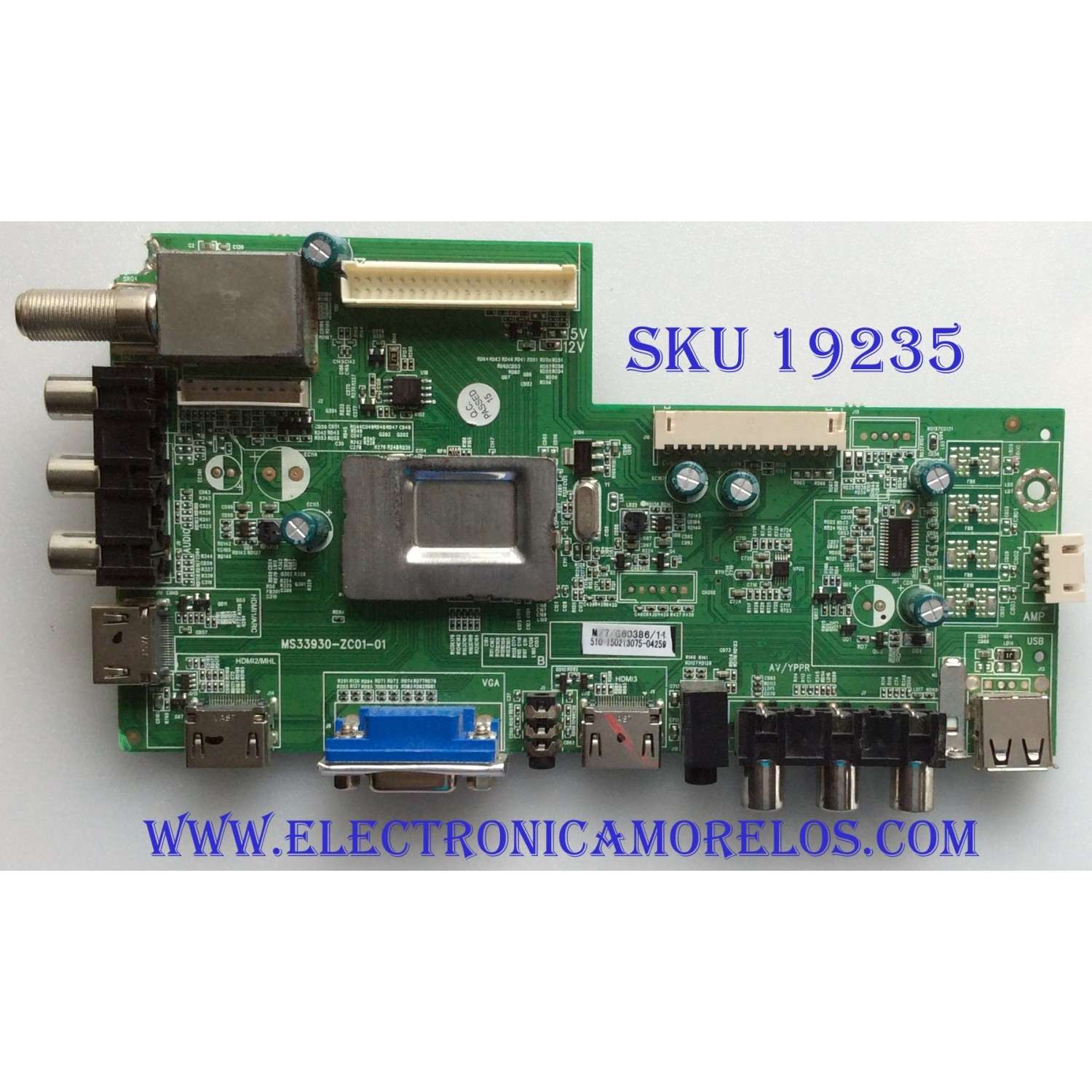 "MAIN / 510-150213075-04259 / 510-1502L3075-04259 / MS33930-ZC01-01 / PANEL V400HJ6-PE1 "