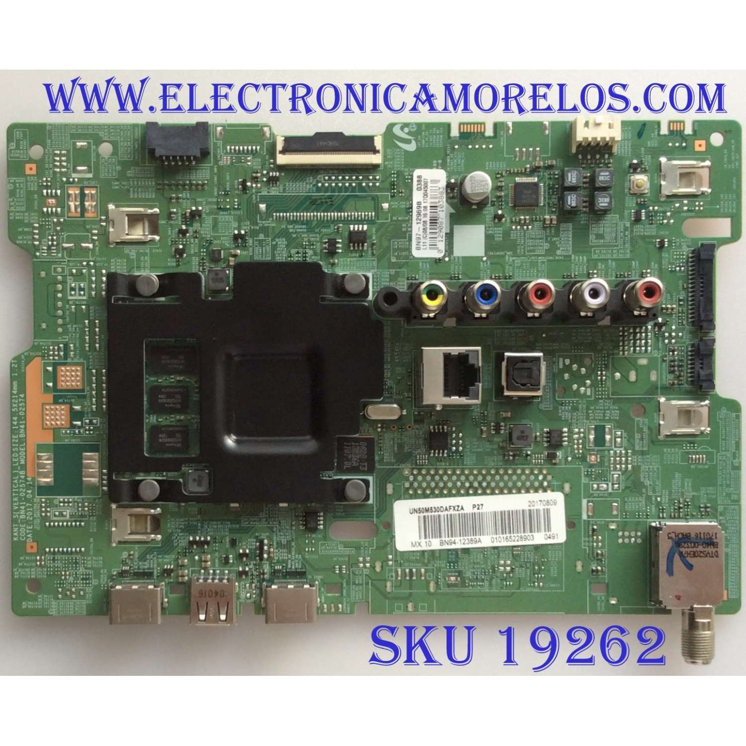 MAIN / SAMSUNG / BN94-12389A / BN97-12969B / BN41-02574A / PANEL CY-JM050BGNV2H / DISPLAY V500HJ3-PE1 REV.C2 / MODELO UN50M530DAFXZA DA01