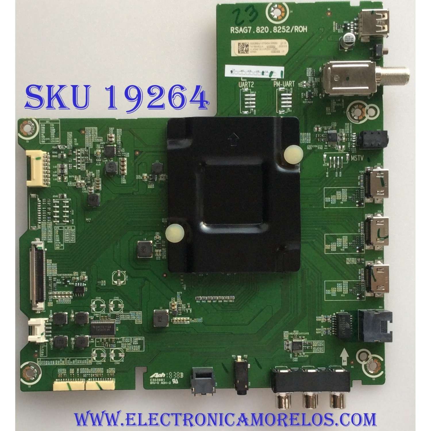 MAIN / HISENSE / 232628 / RSAG7.820.8252/ROH / 232630 / 3TE43M183558 / PANEL JHD425S1U71\S0\FM\CKD\ROH\L / MODELO 43RGE