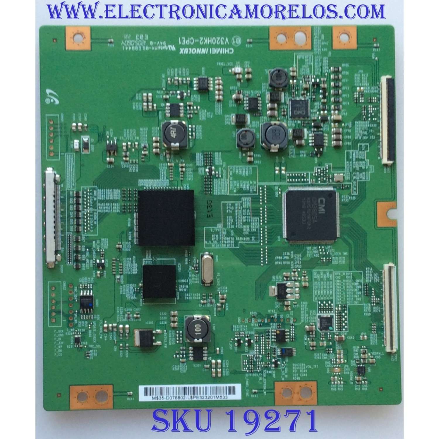 T-CON / SAMSUNG / 35-D078802 / V320HK2-CPE1 / PANEL LE500CGM-C1 / MODELOS UN50ES6100FXZA / UN50ES6150FXZA