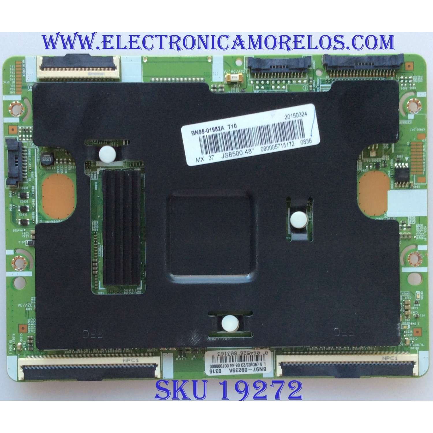 T-CON / SAMSUNG / BN95-01952A / BN97-09239A / PANEL CY-QJ048FLLV1H / MODELO UN48JS8500FXZA TH01