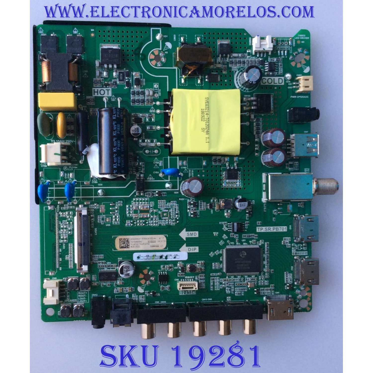 MAIN / FUENTE / (COMBO) / HISENSE / 243229A / TP.SR.PB701 / 241317A / HU40N2176MF / PANEL JHD400N2F31 / MODELO 40EU3000